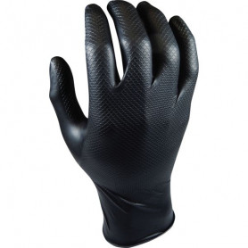 Gant nitrile Grippaz® - Boîte de 50 gants