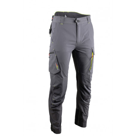 Pantalon de travail SOLAIRE  4 WAY Stretch léger 155 g/m² - Gris nuit