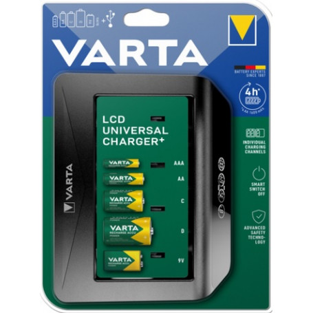 Chargeur de piles Universel LCD VARTA