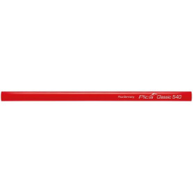 Crayon rouge de charpentier 30cm (Boîte de 10 pcs)